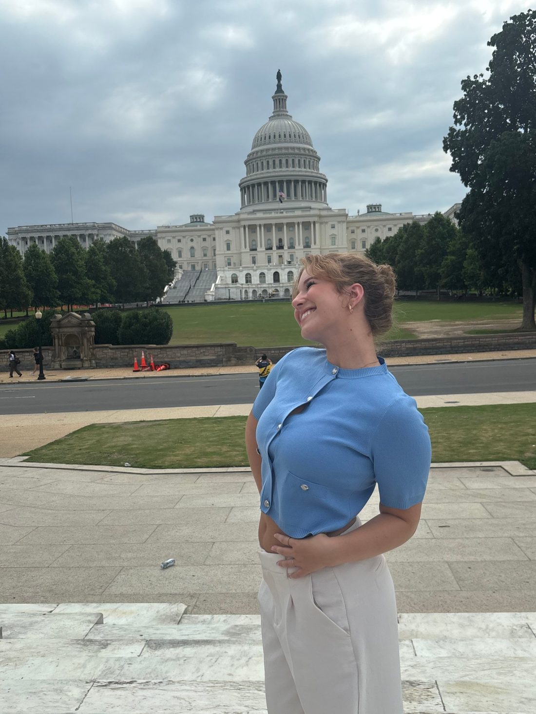 Camille Chase at the U.S. Capitol
